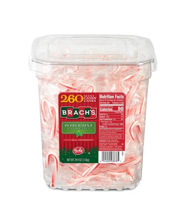 Brach's Mini Candy Canes Tub, 260 Count - Buy Online on GoSupps.com