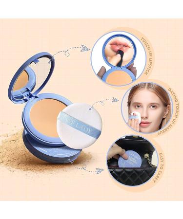 Oil Control Matte Pressed Powder | Long Lasting Waterproof Setting Makeup | Natural Beige Shade Face Cosmetics - Buy Online on GoSupps.com