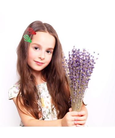 Lurrose Halloween Hair Clips - 6Pcs Skeleton Hands & Bones Hairpins | Party Accessories - Buy Online on GoSupps.com