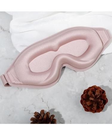 WLLHYF Silk Sleep Mask - 3D Stereo Deep Sleep Eye Mask | Adjustable & Comfortable | Cute Block Out Light Eye Cover for Men and Women - Buy Online on GoSupps.com