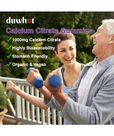 Calcium Citrate Gummies 1000mg & Magnesium Oxide Gummies 400mg Chewable Calcium Magnesium Supplements for Women & Men Bone Muscle Nerve Health - Buy Online on GoSupps.com