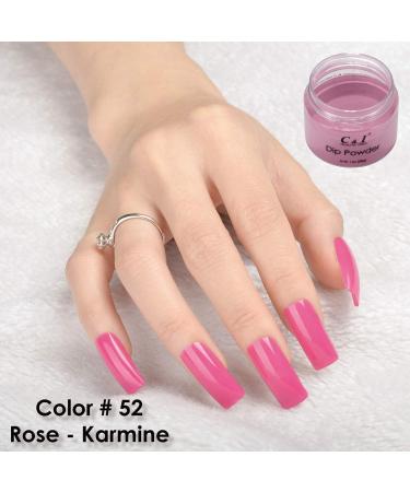 C & I Dip Powder Color No.052 Rose-Karmine Red Color System - Buy Online on GoSupps.com