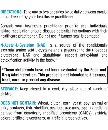 XYMOGEN NAC 600mg - Cardiovascular Antioxidant & Liver Detox - Immune Support & Glutathione Synthesis - Non-GMO (120 Capsules) - Buy Online on GoSupps.com