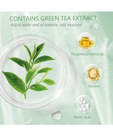 Green Tea Mask Stick - 2 pack | Poreless Deep Cleanse Mask for Face | Oil Control, Blackheads Remover | Moisturizes and Improves Skin | Men and Women - Buy Online on GoSupps.com
