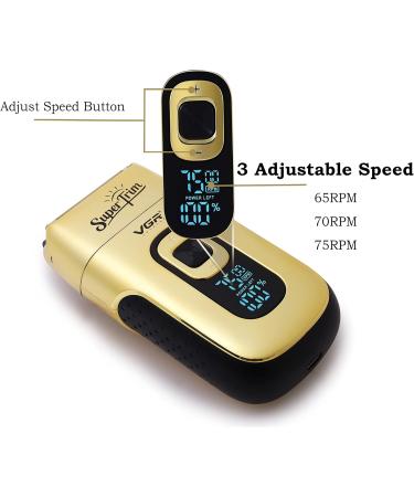 VGR Double Foil Electric Shaver for Men | 3 Adjustable Speeds | Bald Head & Beard Trimmer | Perfect Gifts for Fathers Husbands & Boyfriends - Buy Online on GoSupps.com