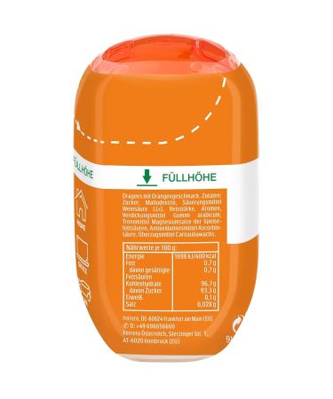Ferrero Tic Tac Fresh Orange - Delicious Orange Flavored Dragees - 98g Pack for International Shipping - Buy Online on GoSupps.com