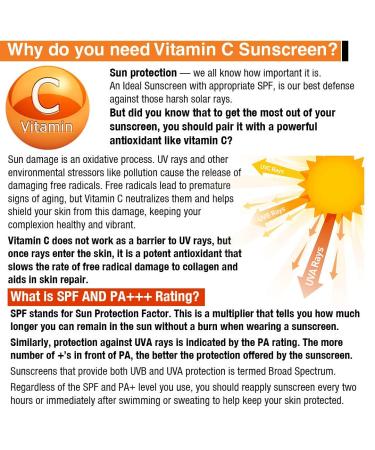 StBotanica Vitamin C Sunscreen SPF 30 PA+++ | Mineral-Based Water-Resistant UVA & UVB Protection - 120ml | International Shipping Available - Buy Online on GoSupps.com