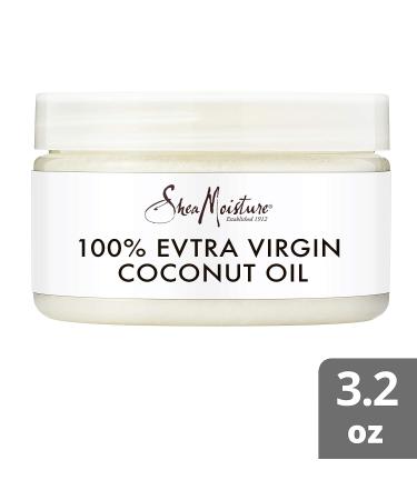 Shea Moisture 100% Extra Virgin Coconut Oil 3.2oz - Head-To-Toe Nourishing Hydration - Buy Online on GoSupps.com