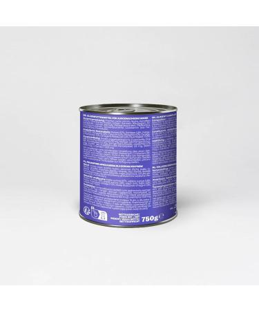 HEY HOLY Beautiful Bulldogs Adult Dog Food - Grain Free Natural Food Fresh Salmon High Quality Protein 750g x 6 Cans - Buy Online on GoSupps.com