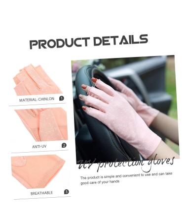 CRILSTYLEO 1 Pair Sun Protection Half Finger Gloves Women Nail Salon Supply Fingerless Manicure Gloves Manicure Protective Accessory Anti-uv Gloves Manicure Fingerless Gloves - Buy Online on GoSupps.com
