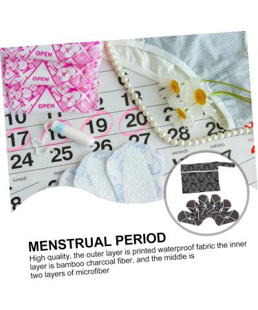 Minkissy 24-Piece Leak-Proof Ankle Towel Set | Reusable Menstrual Pads & Waterproof Inserts for Women - Buy Online on GoSupps.com
