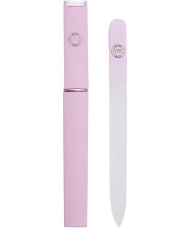 Belle Crystal Glass Nail File - Professional Salon Filing Tool for Natural Nails - Pastel Lilac 2mm - Buy Online on GoSupps.com
