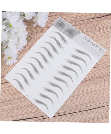 DOITOOL 6 Pcs 3d Eyebrow Stickers 3d Imitation Eyebrow Natural Artificial Eyebrow Women's Cosmetic Template ze001x3pcs Blackx3pcs - Buy Online on GoSupps.com
