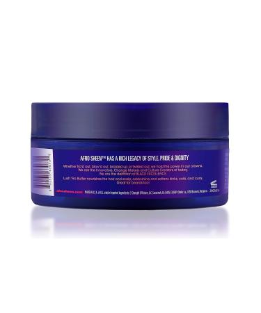 Lush 'Fro Butter - Shea Butter and Coconut Oil Afro Sheen for Hair, Scalp, and Beards - 4 Oz - Buy Online on GoSupps.com