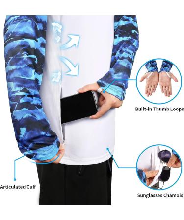 Palmyth Men's Long Sleeve Fishing Shirt with UPF 50+ Sun Protection - X-Large - Buy Online on GoSupps.com