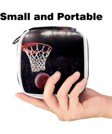 GIAPB Period Storage Bag - Sanitary Napkin, Tampon & Makeup Pouch - Basketball & Basketry Color - Buy Online on GoSupps.com