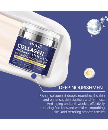 Collagen Face Moisturizer - Anti-Aging Day & Night Cream with Retinol Niacinamide & Hyaluronic Acid - 1.7 OZ Airless Pump - Buy Online on GoSupps.com