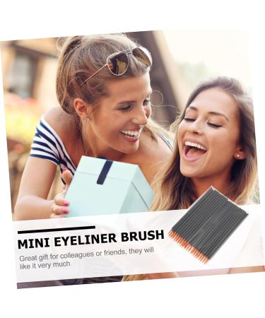 Mikinona 100pcs Disposable Eyeliner Brush Lip Scrubber Tool Eye Makeup Lip Gloss Applicator 9x6.5cm As Shown - Buy Online on GoSupps.com