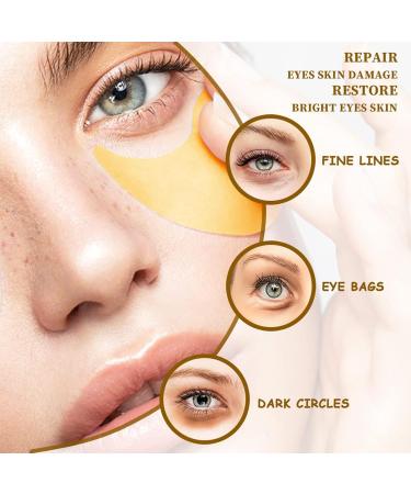 Vitamin C Under Eye Patches - 10 Pair Vitamin C Eye Masks Reduce Dark Circles and Puffy Eyes Eye Patches For Dark Circles Hydrating Under Eye Mask Eye Pads For Bags & Wrinkles Eye Masks Skincare - Buy Online on GoSupps.com