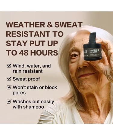 Hairline Powder for Root Touch Up | Black Hair Powder Stick for Thinning Hair Bald Spots & Beard Line - International Shipping Available - Buy Online on GoSupps.com