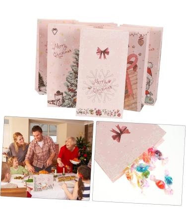 LALAFINA 6pcs Christmas Candy Paper Bag Candy Bags Kraft Retail Bags Party Favor Bag Packing Bag Kraft Paper - Buy Online on GoSupps.com