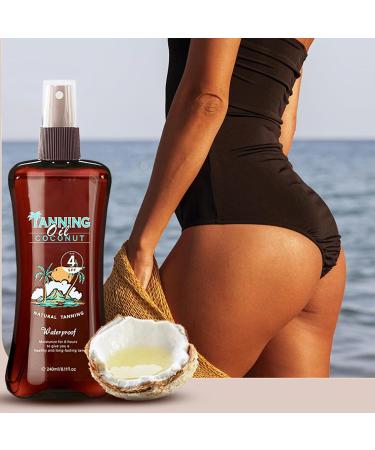 Self-Tanning Lotion | 240ml Travel Size | Long-Lasting Natural Moisturizing Body Cream - for Tanning at the Beach Pool Outdoors Holidays Resorts Summer Travel and Garden - Buy Online on GoSupps.com
