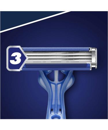 Gillette Blue 3 Smooth Disposable Razors for Men - 8 Pack | Worldwide Shipping Available - Buy Online on GoSupps.com