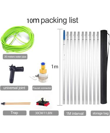 Window Cleaning Pole Water Fed Telescopic Brush Extendable Cleaner Conservatory Roof for Photovoltaic Panel Cleaning Trucks Windows (Color : 30cm Brush Size : 6M Pole) (30cm Brush 10M Pole) - Buy Online on GoSupps.com