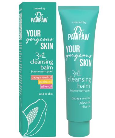Dr.PAWPAW Your Gorgeous Skin 3 In 1 Cleansing Balm: Lightweight Brightening Conditioning Resurfacing & Hydrating (50 ml) Your Gorgeous Cleansing Balm