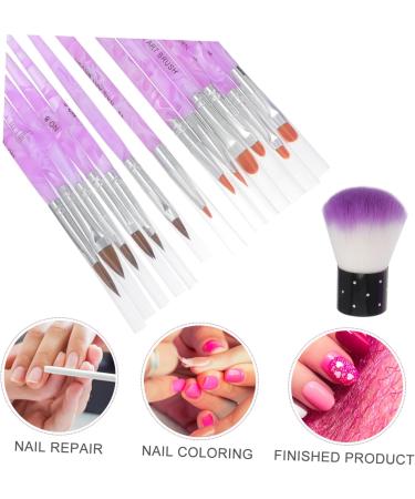 Ipetboom 1 Set Dust Brush Suit Nail Brush Nail Liner Nail Art Diy Pen Nail Drawing Brush Detailing Brush Kit Nail Design Brush Nails Gel Nail Art Pens Acrylic Rod Crystal Pen Painted - Buy Online on GoSupps.com