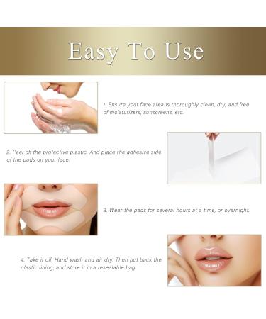 Anti Wrinkle Patches for Lip Overnight Lip Care Treatment with Comfortable & Breathable Design Easy to Carry Smoothing Fine Lines & Smile Lines Yellow - Buy Online on GoSupps.com