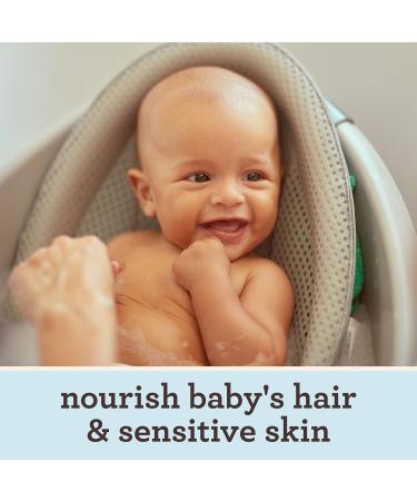 Aveeno Baby Wash & Shampoo with Natural Oat Extract - 236ml | Gentle Cleansing for Sensitive Skin | International Shipping Available - Buy Online on GoSupps.com