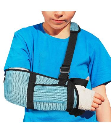 Haofy arm loop shoulder loop for children armrest shoulder-away carpersons for broken arm wrist elbow shoulder injuries left right arm blue/children