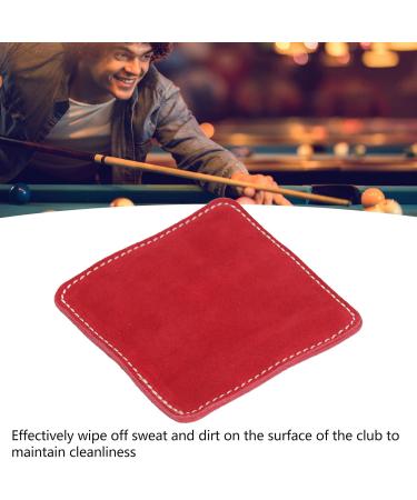 Leather Pool Cue Polisher Soft Pool Cue Cleaner and Polisher Cloth Towel Snooker Cue Care Accessories Sweat and Dirt Cleaning Red - Buy Online on GoSupps.com