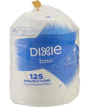 Dixie Basic 12oz. Disposable Paper Bowls by GP PRO - White (1000 Count) - Buy Online on GoSupps.com