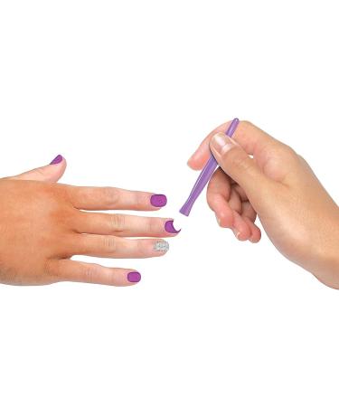 Blinger Ultimate Nail Wand Collection - Purple Sticker Sheets, 1 Step Process, No Drying, Nail Art for School, Parties, Special Occasions - Exclusive - Buy Online on GoSupps.com