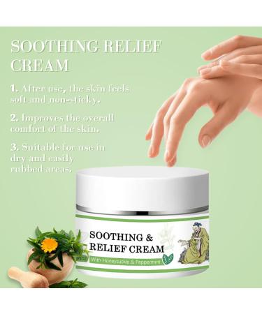 2Pcs Soothing Relief Cream Herbal Moisturizer for Sensitive Skin Herbal Soothing Cream Hydrating & Refreshing Suitable for Daily Skin Care - Buy Online on GoSupps.com
