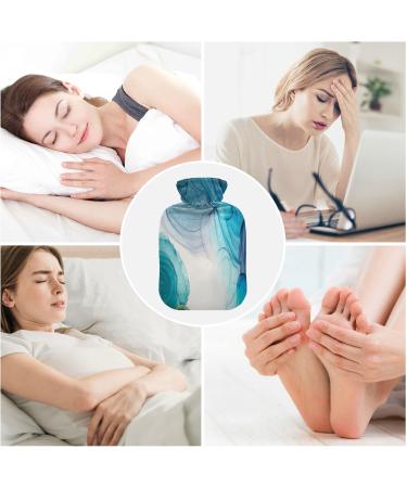 Spanish Marble Green Heat Bottle with Cover | 1L Pain Relief & Bed Warmer for Muscle Injuries - Buy Online on GoSupps.com