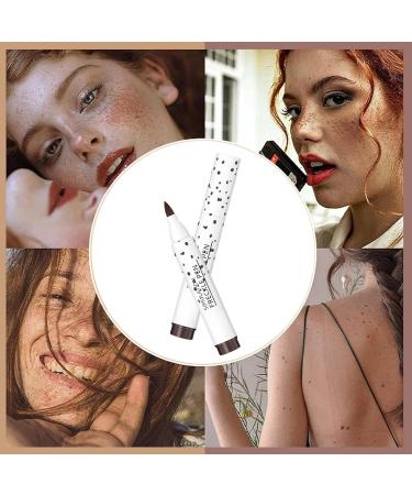 Freckle Pen Makeup Pen Touch Up Makeup Long Lasting Formula and Waterproof Easy Application 3g for Business Trip Home Outdoor School 02 - Buy Online on GoSupps.com