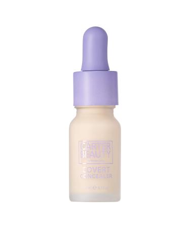 Carter Beauty By Marissa Carter Covert Brightening Concealer - Creamy  Lightweight Full Coverage Formula - Instant Undereye Brightener and Redness Corrector - Vegan  Cruelty Free  Unscented - Marshmallow - 0.3 OZ