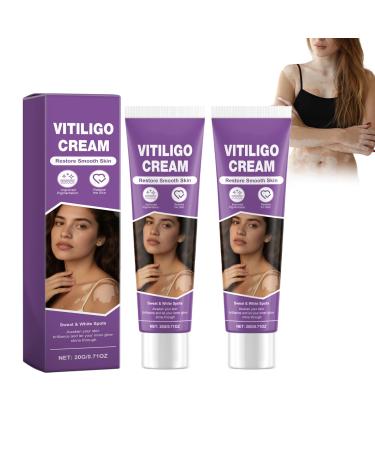 Boxiatil Vitiligo Cream 2pcs Intensive Treatment for White Spots & Repigmentation | Treatment for White Spots on Skin Reduces Leukoplakia | Brightening Treatment for Vitiligo