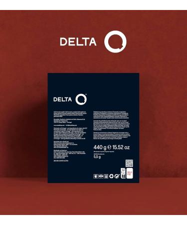 Delta Q Capsules de Caf Qalidus Intensit 10 Pack 80 Compatibles avec les Machines Delta Q Espresso Intense aux Notes de Caramel - Buy Online on GoSupps.com