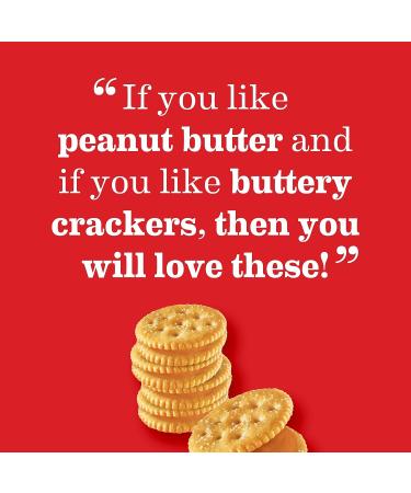 RITZ Peanut Butter Sandwich Crackers - 8 Pack, 1.38 oz Snack Packs - Buy Online on GoSupps.com