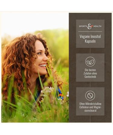 Inositol Capsules 120 Vegan - 2100mg Myo-Inositol | Additive-Free & International Shipping - Buy Online on GoSupps.com