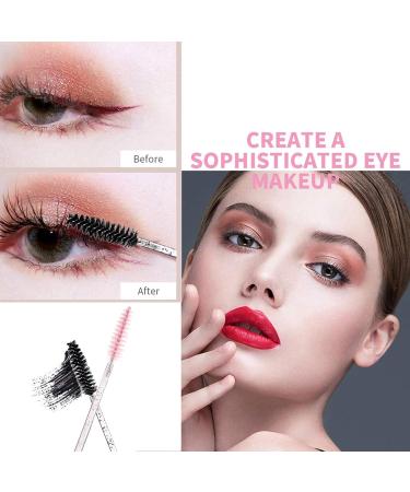 MSQ 60 PCS Disposable Eyelash Brushes - Lightweight Mascara Wands for Lash Extensions and Makeup - Multi-Colored - Buy Online on GoSupps.com