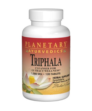 Planetary Herbals Ayurvedics Triphala 1000 mg 120 Tablets