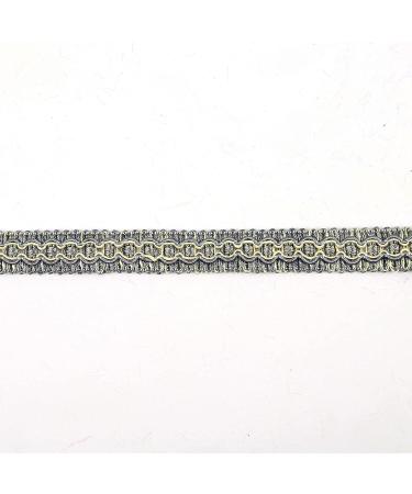 HedongHexi Gimp Braid Trim  0.59 Inch / 10M(10.9 Yards) Fabric Trim Curtain Fabric Trim Upholstery Trim for Sewing Polyester Hand DIY Crafts Costume Home Decorative mix grey - Buy Online on GoSupps.com
