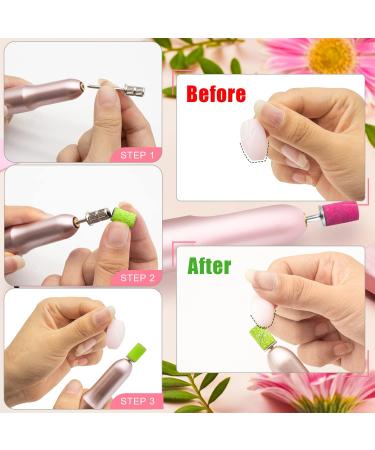 100Pcs 120 Grit Nail Sanding Bands for Nail Drill | Professional Nail Drill Sanding Tools with Boxed Case | Ideal for Removing Gel, Dip Powder, and Poly Nail Gel - Buy Online on GoSupps.com