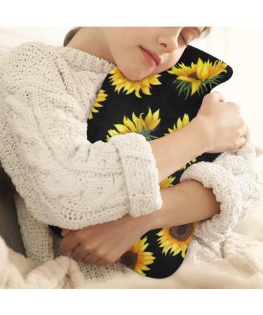 Yellow Sunflower Heat Bottle - 2L Capacity for Pain Relief & Menstrual Cramps - Buy Online on GoSupps.com