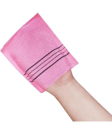 Korean Exfoliating Bath Washcloth Mitts - Dead Skin Remover Body Scrubber Sky Blue & Pink (Set of 20) - Best for Smooth Skin - Buy Online on GoSupps.com